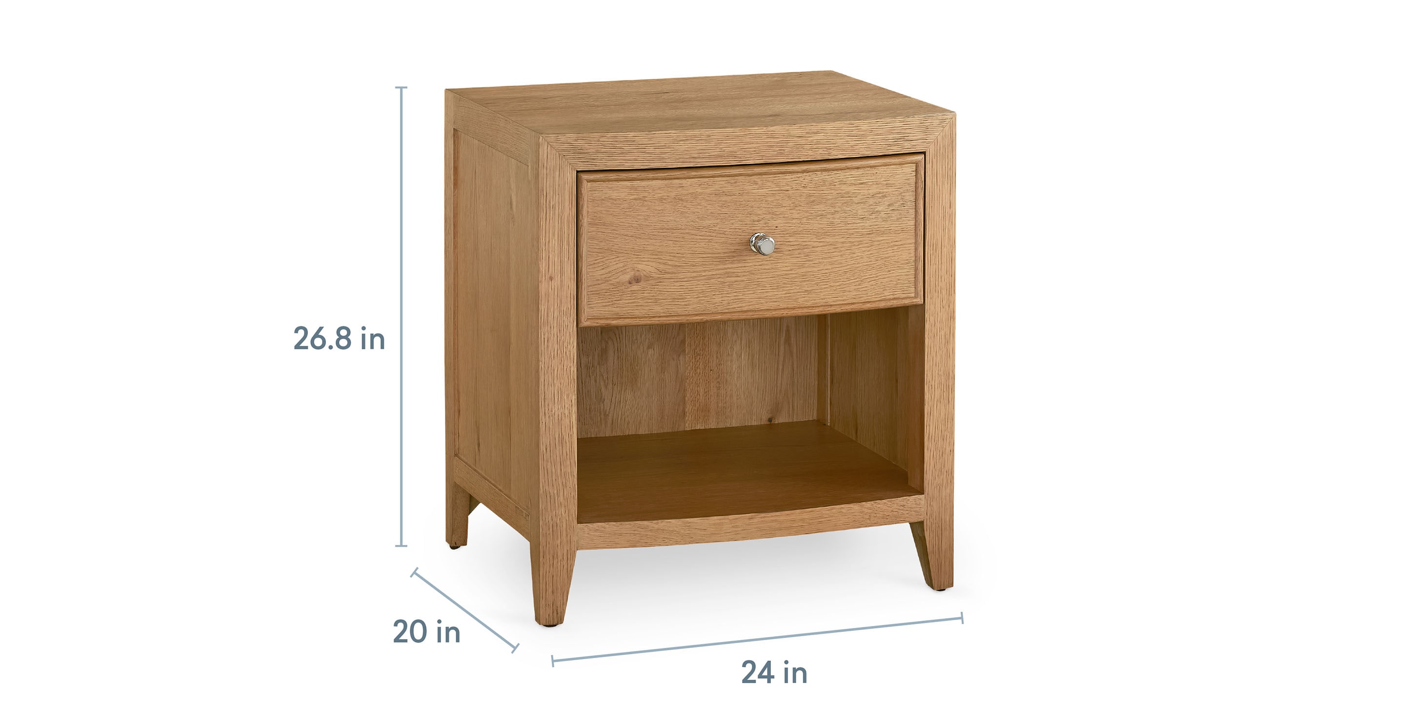Bassett Furniture Newbury Bedside Table - Thumbnail 5
