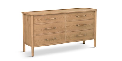 European Farmhouse 6-Drawer Dresser