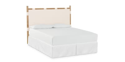 European Farmhouse Upholstered Headboard