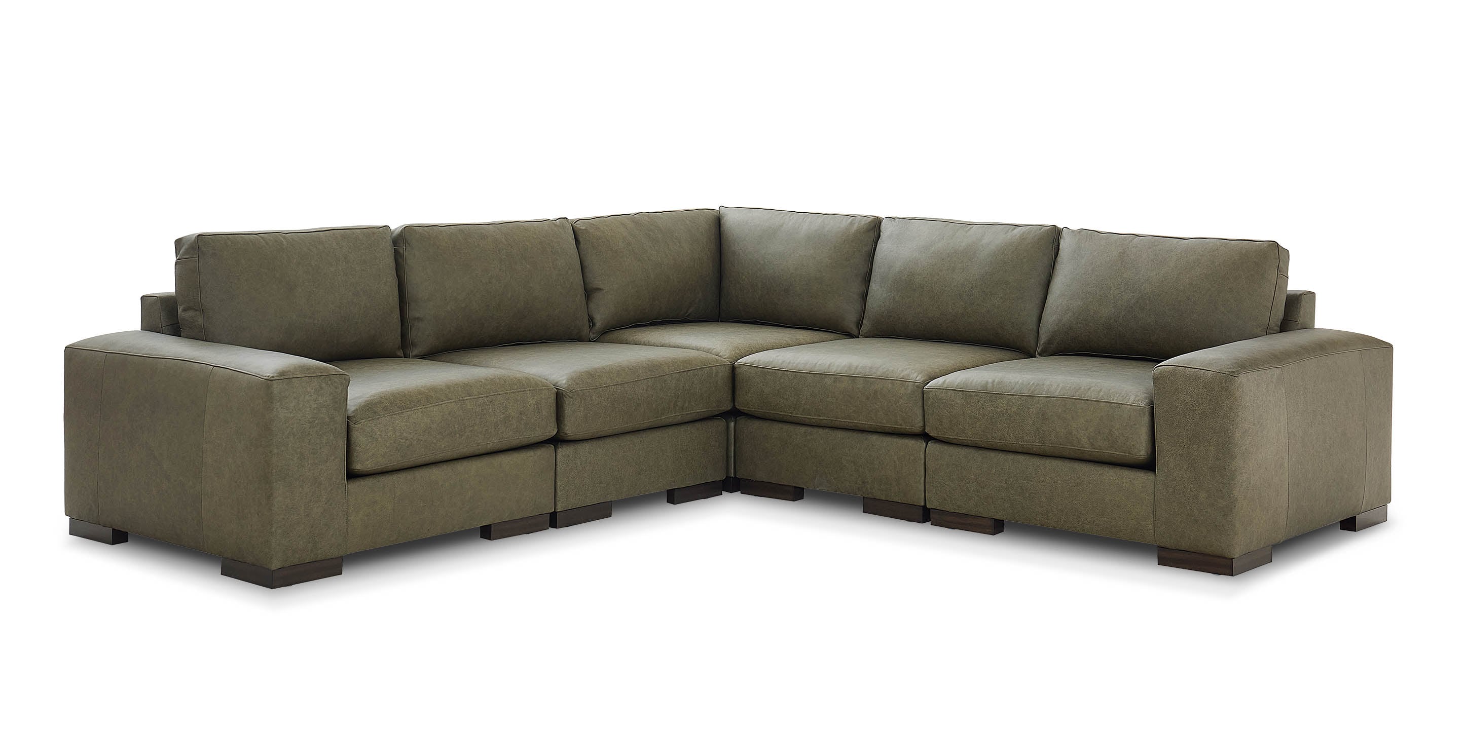 L Sectional, Leather | Bassett Furniture