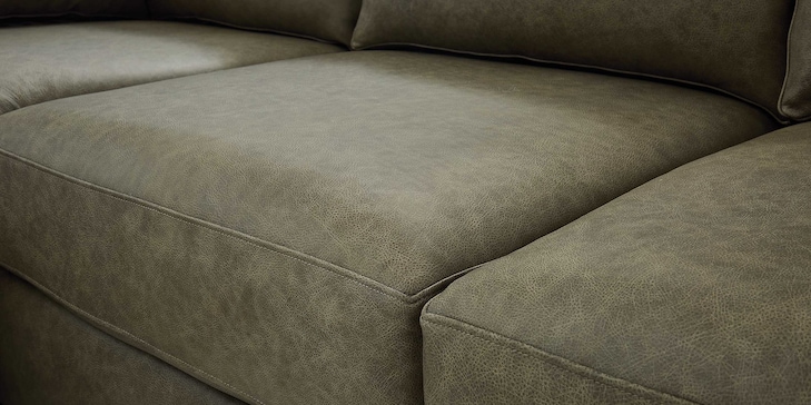 L Sectional, Leather image number 5