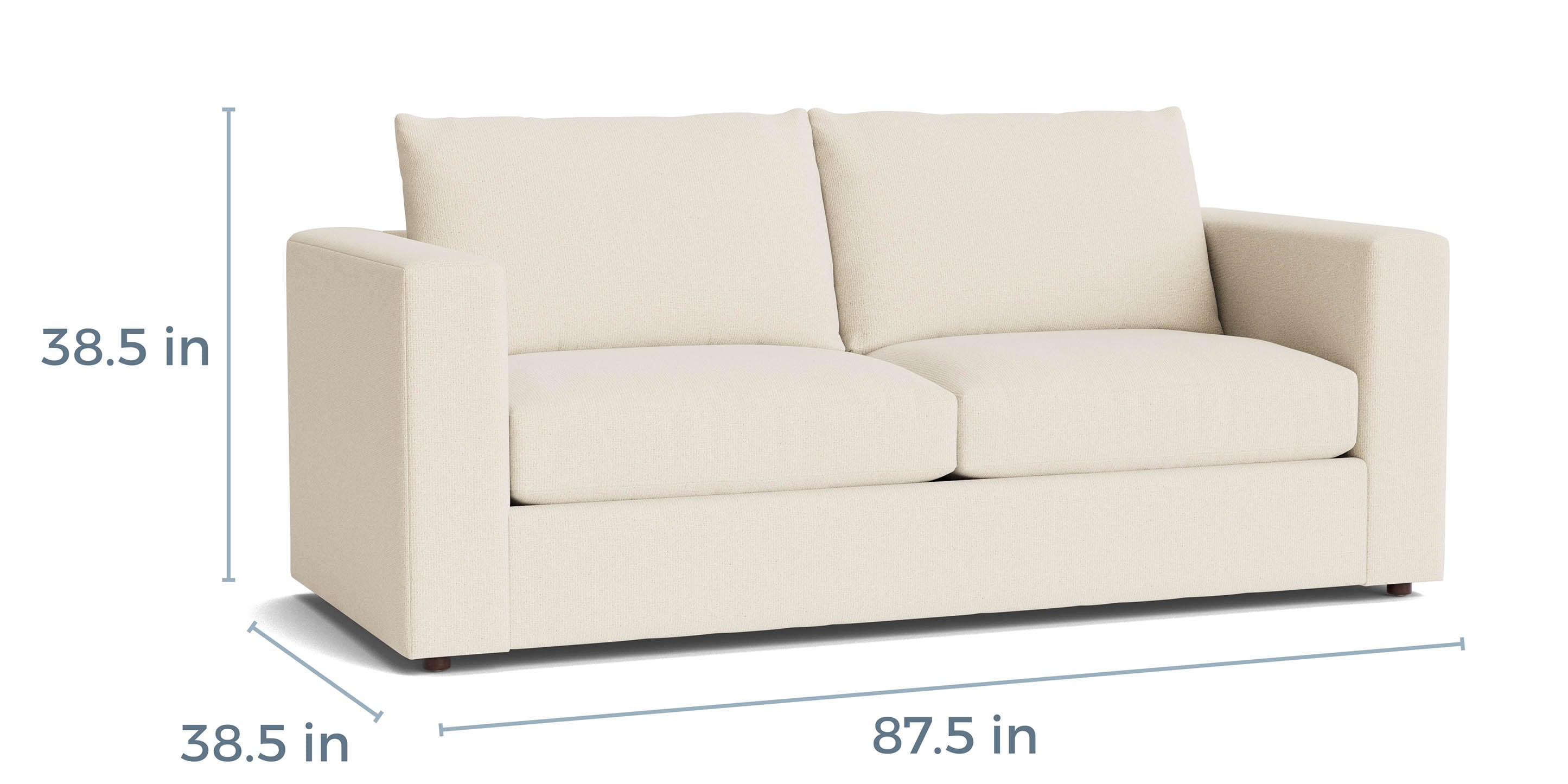 Beckham Wide Track Arm Sofa - Thumbnail 4