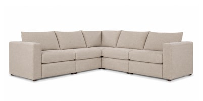 Beckham Motion Wide Arm L-Shaped Reclining Sectional