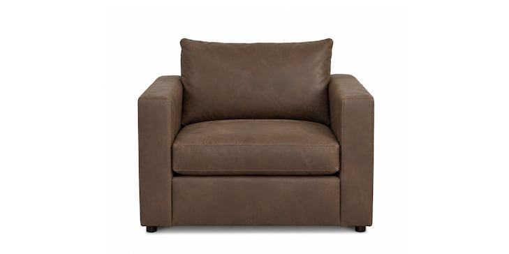 Lthr Power Wide Arm Chair image number 0