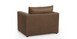 Lthr Power Wide Arm Chair