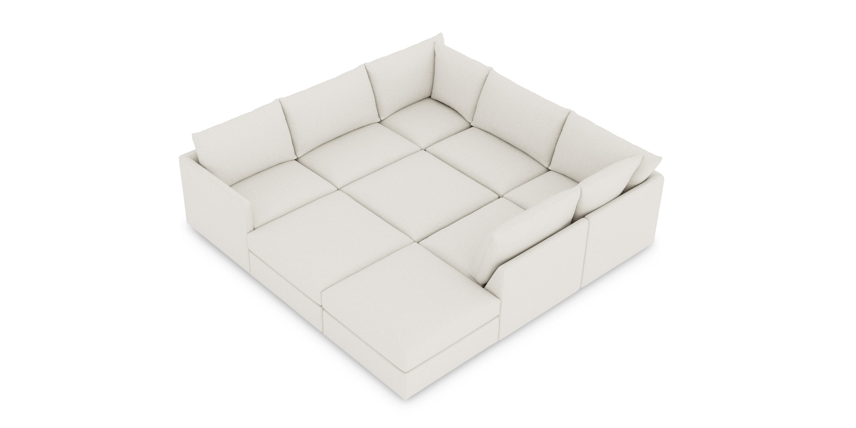 Beckham Track Arm Modular Sectional - Thumbnail 4