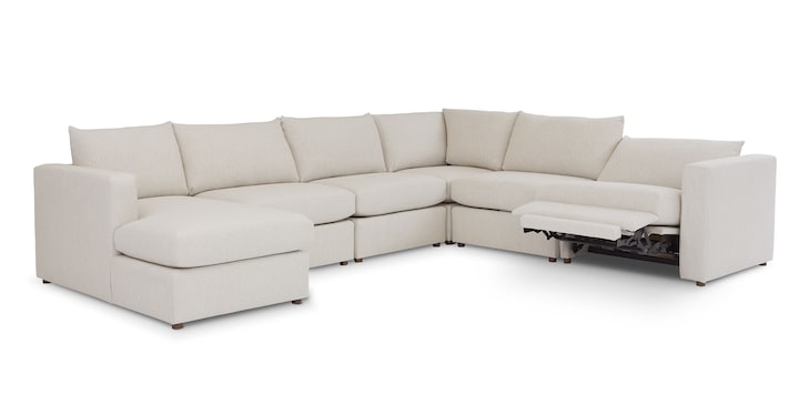 PWR Wide Arm LAF Chaise Sect image number 2