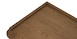 Three Drawer Nightstand Cocoa