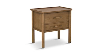 European Farmhouse 2-Drawer Bedside Table
