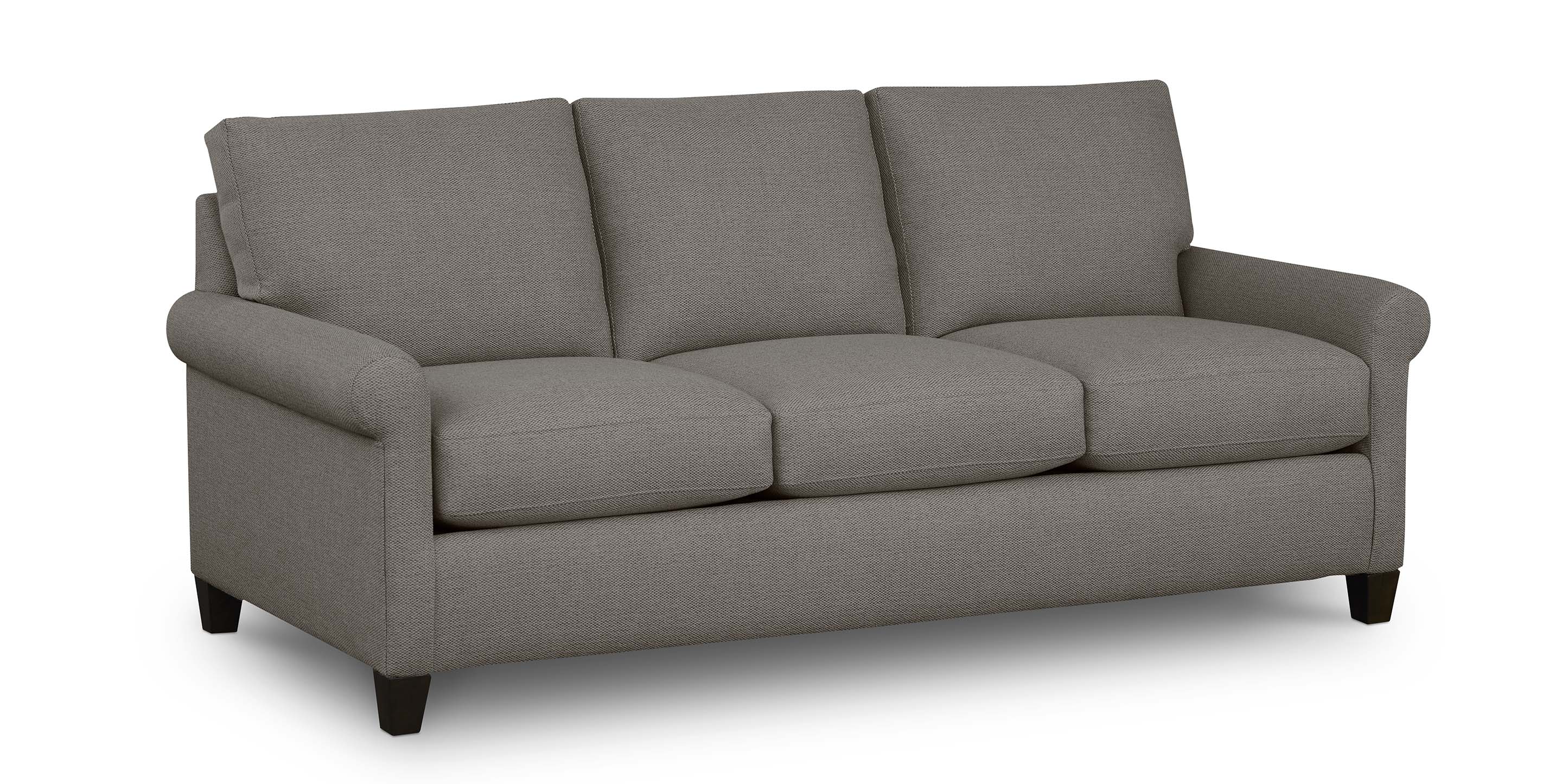Bassett Furniture Spencer Roll Arm Sofa - Thumbnail 4