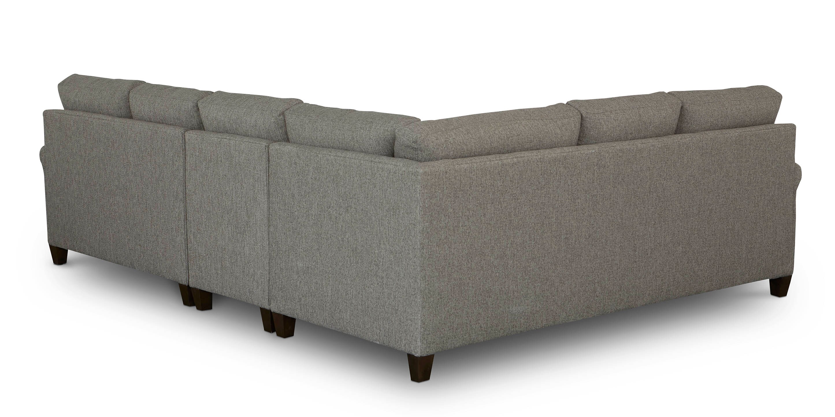 Spencer Roll Arm L-Shaped Sectional - Thumbnail 3