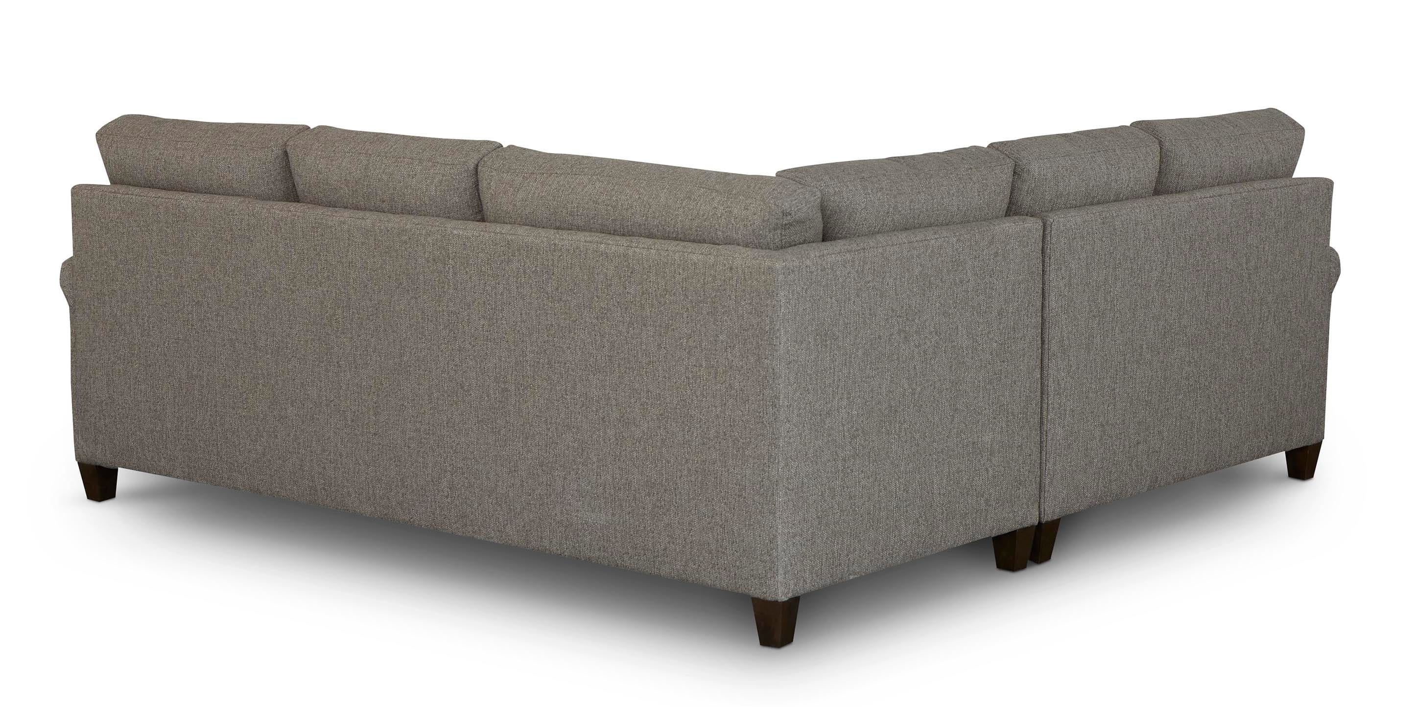 Spencer Roll Arm L-Shaped Sectional - Thumbnail 5