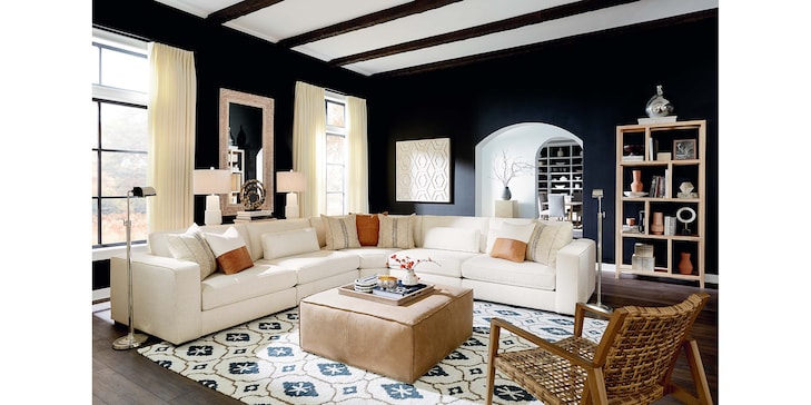 4 Piece L-Shaped Sectional image number 1