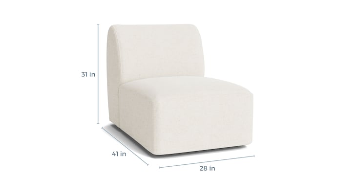 Armless Swivel Chair image number 4