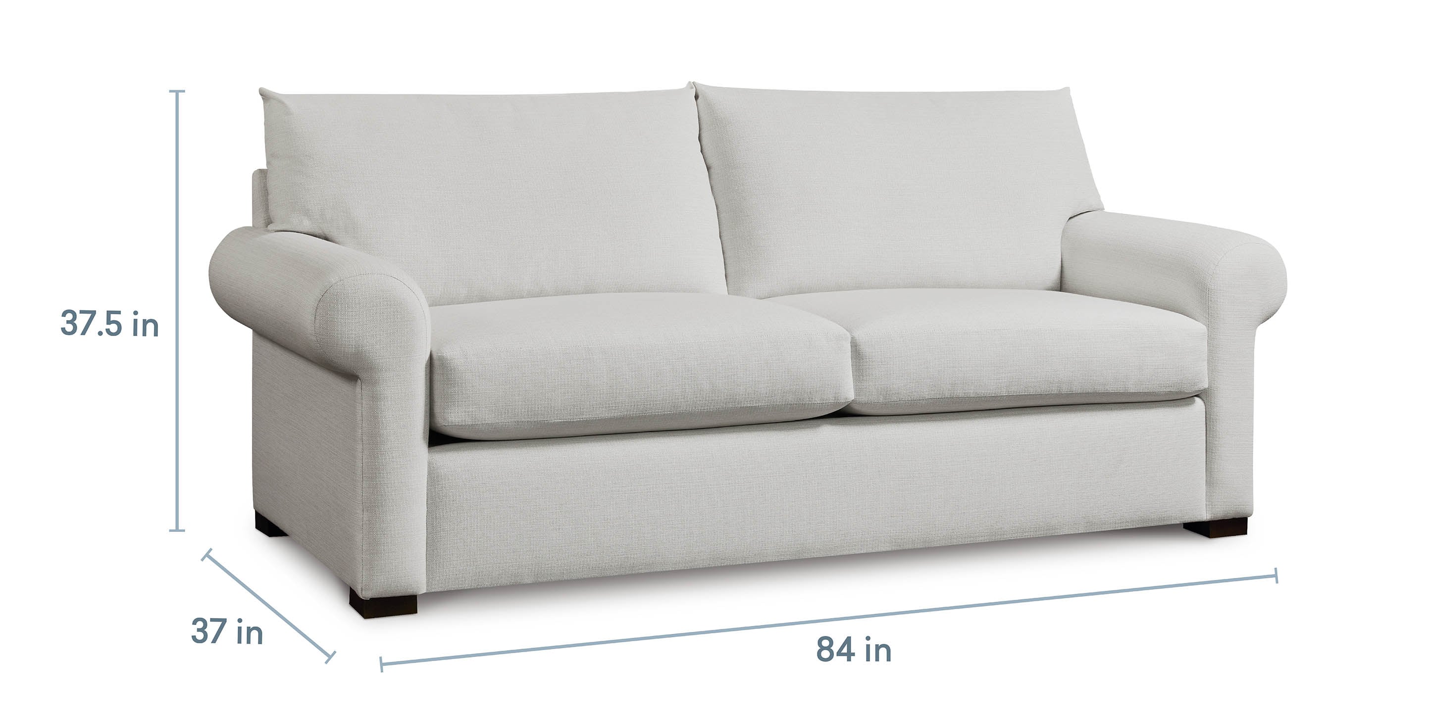 Hanover Roll Arm Sofa - Thumbnail 3