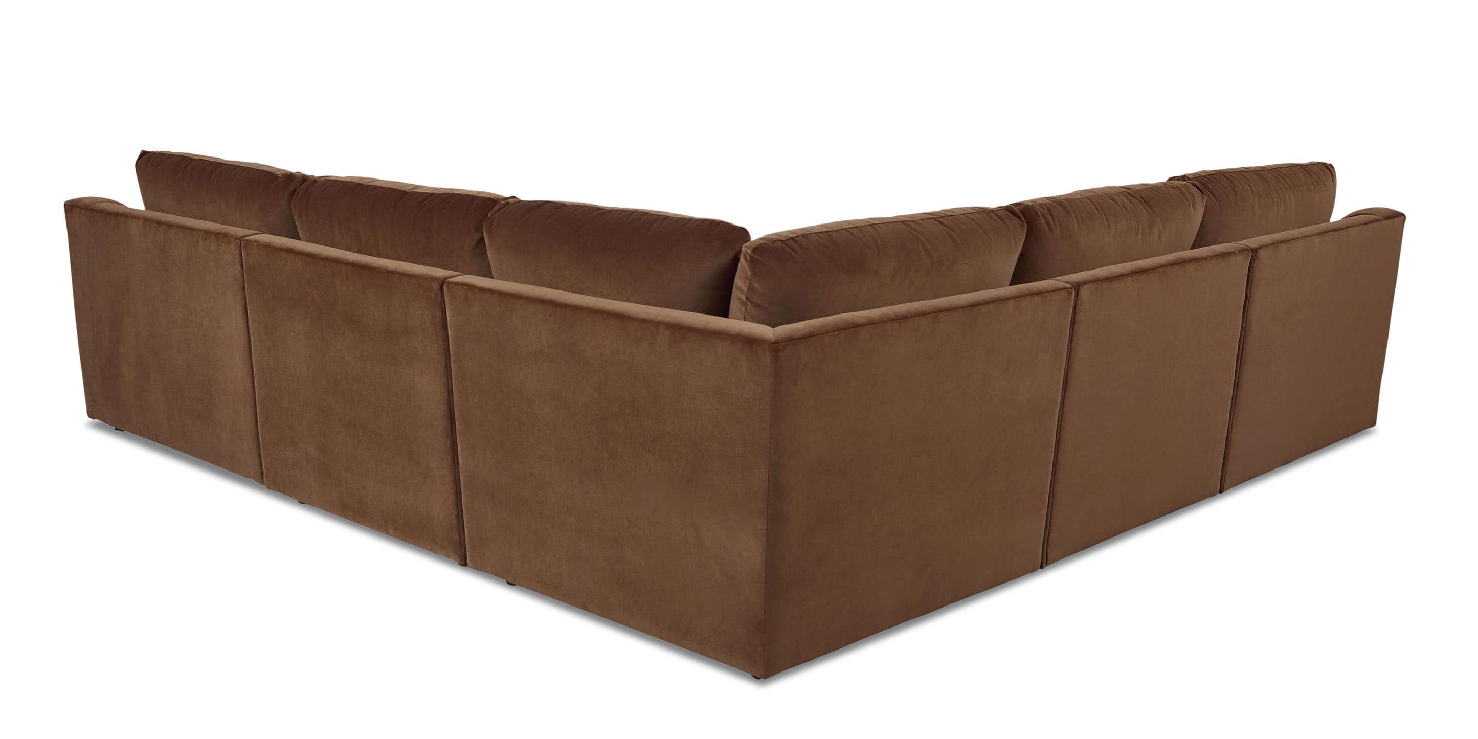 Blake Slope Arm Modular L-Shaped Sectional - Thumbnail 3