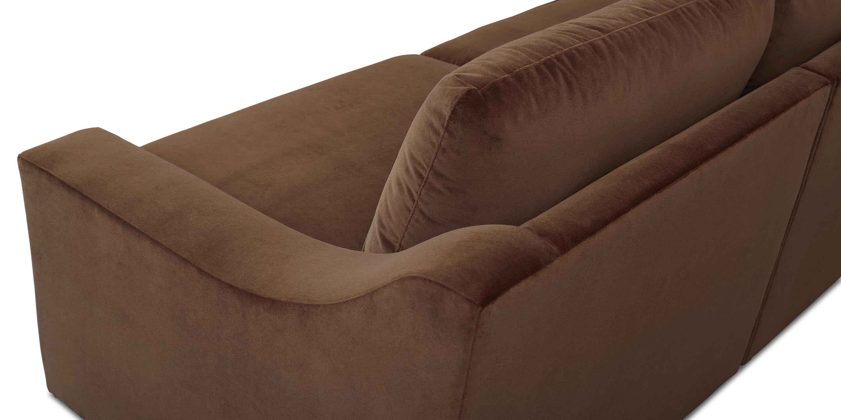 Blake Slope Arm Modular L-Shaped Sectional - Thumbnail 4