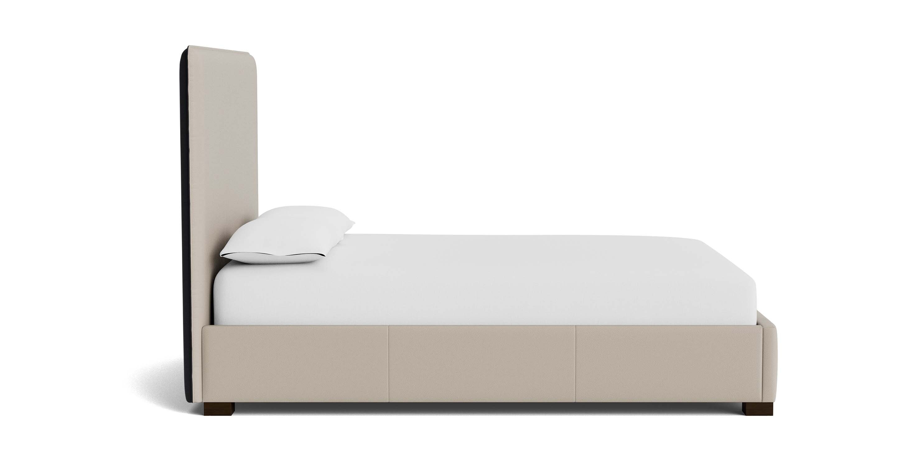 Madison Leather Upholstered Bed - Thumbnail 4