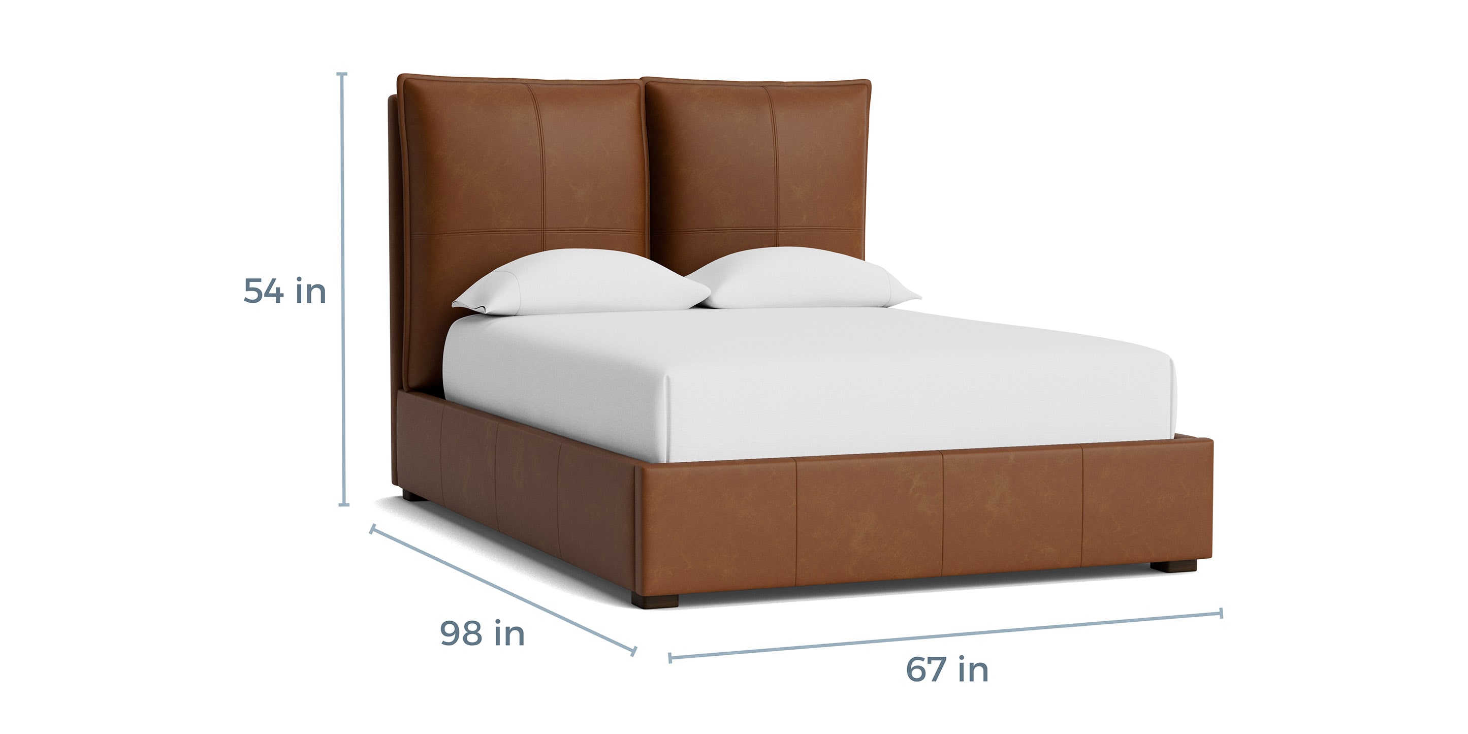 Bassett Mirror Greer Platform Bed - Thumbnail 2