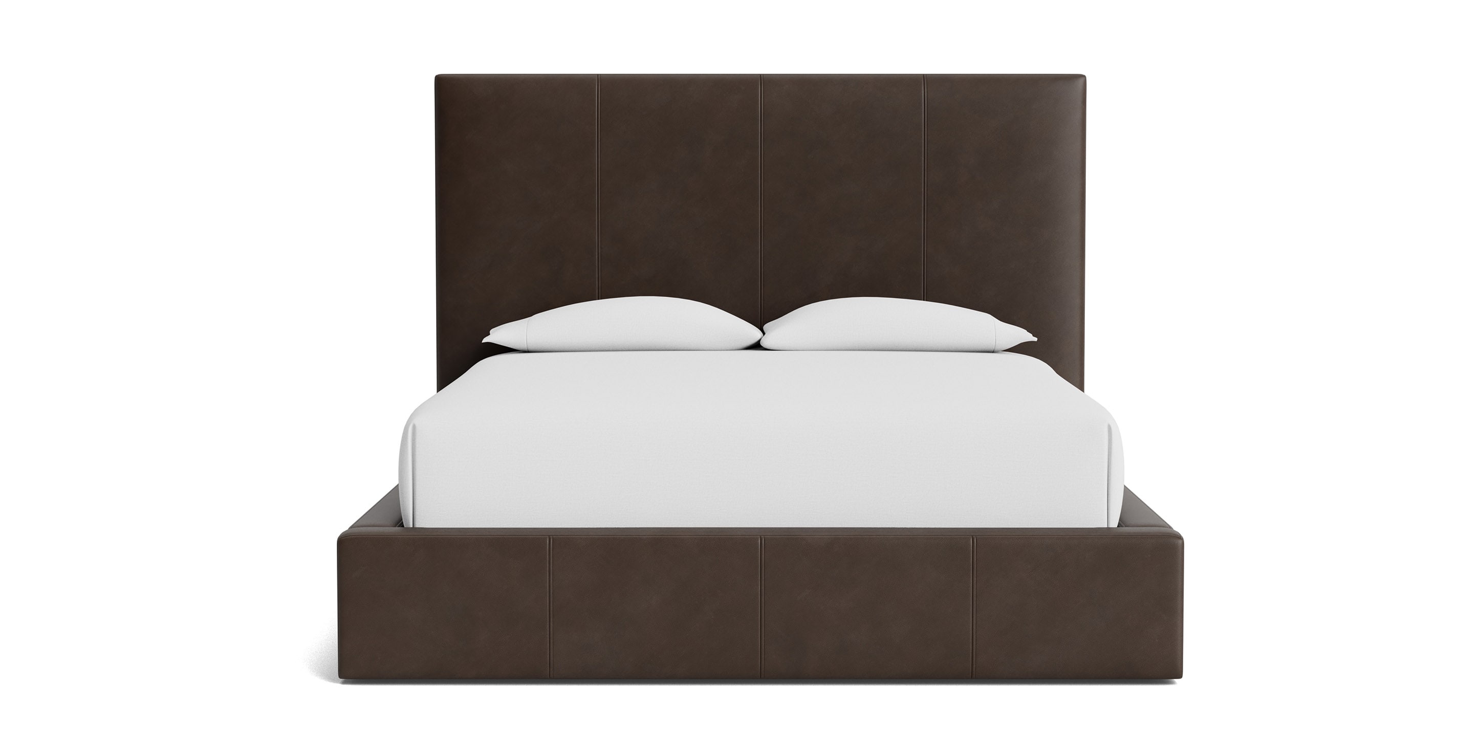 Eden Leather Upholstered Bed - Thumbnail 3