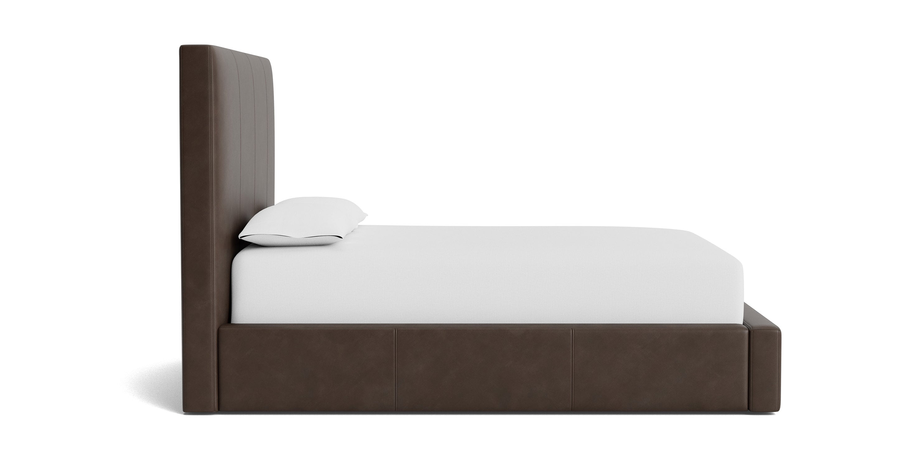 Eden Leather Upholstered Bed - Thumbnail 4