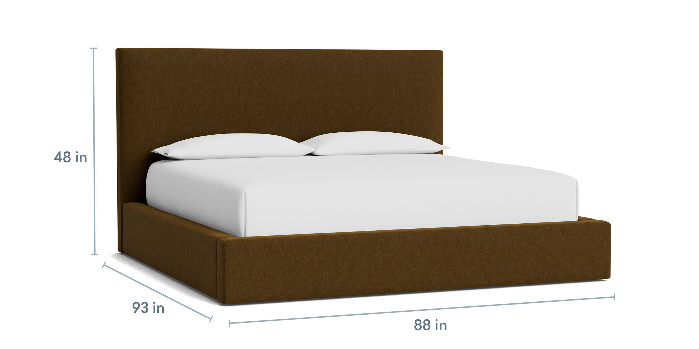Eden Leather Upholstered Bed - Thumbnail 5