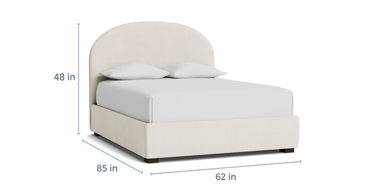 Full Platform Bed Petite image number 3