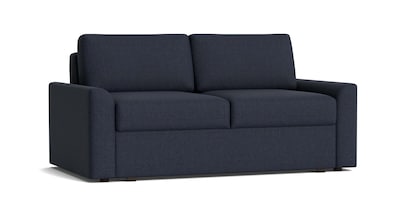 Curved Queen Sleeper 2/2 Z4 Knife Arm Queen Sleeper Sofa