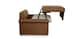 Lthr Round Twin Bench Sleeper