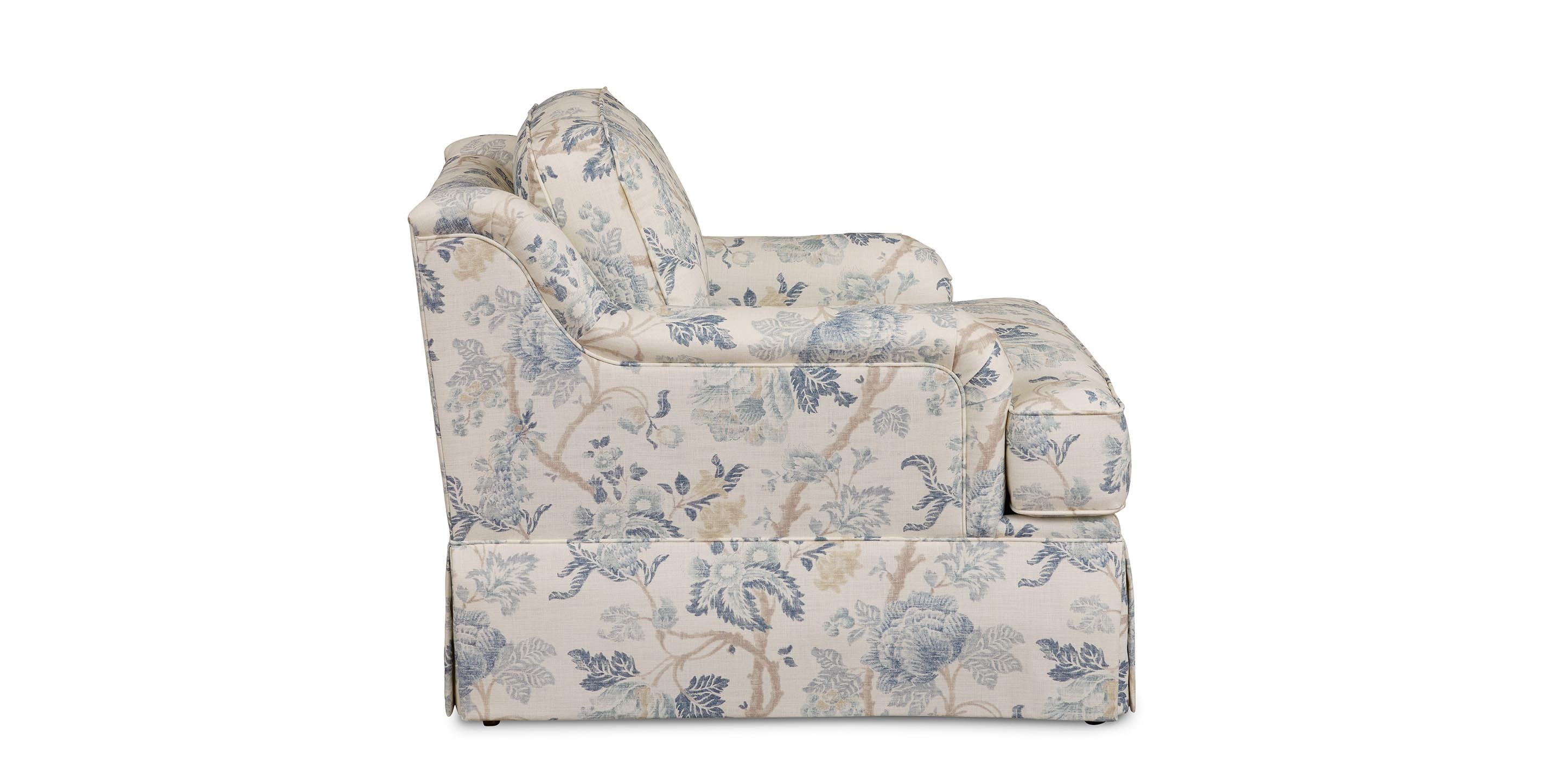 Stockten English Arm Skirted Chair - Thumbnail 3