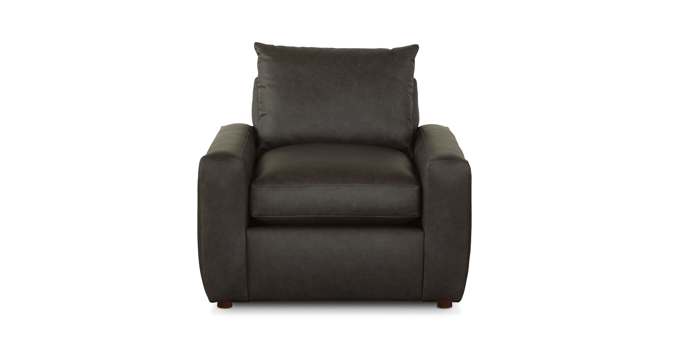 Lawson Leather Wide Track Arm Chair | Bassett Furniture