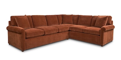 Ellington Roll Arm L-Shaped Sectional