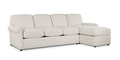 Ellington Roll Arm Chaise Sectional