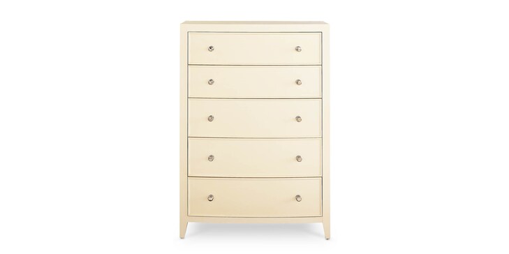 Newbury Painted 5 Drawer Chest image number 1