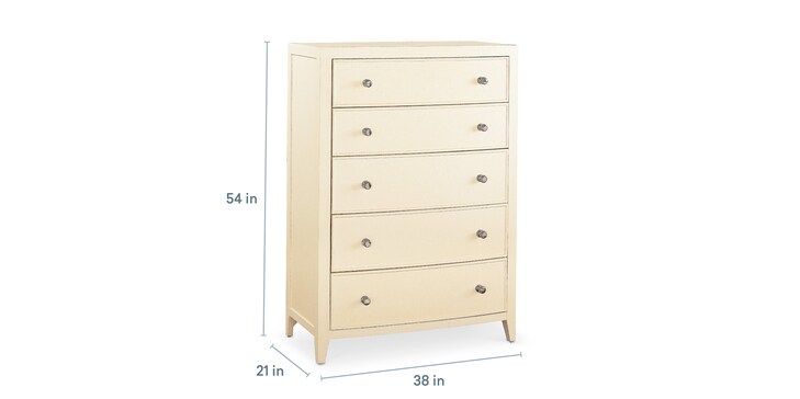 Newbury Painted 5 Drawer Chest image number 4