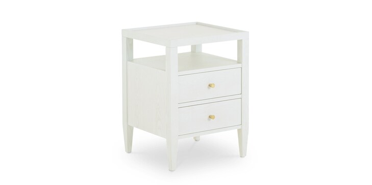 Two Drawer Bedside Table image number 0