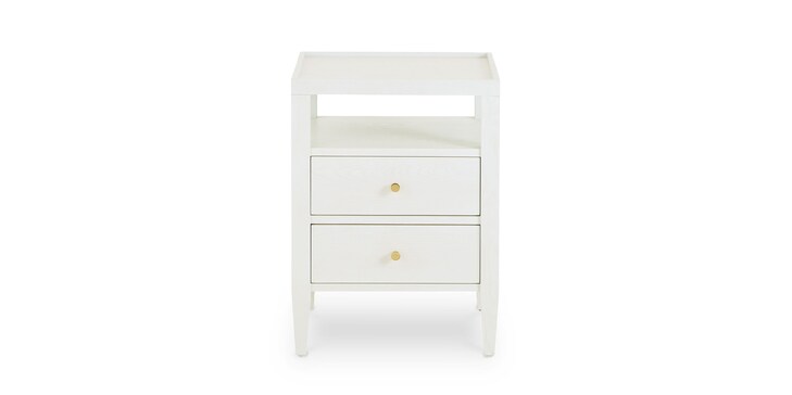 Two Drawer Bedside Table image number 2