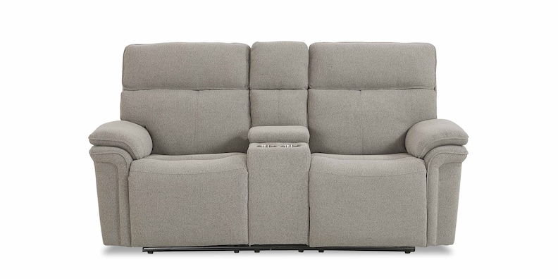 Power Loveseat w/console image number 0