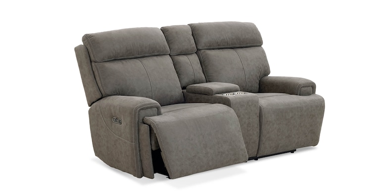 Power Loveseat w/console image number 4