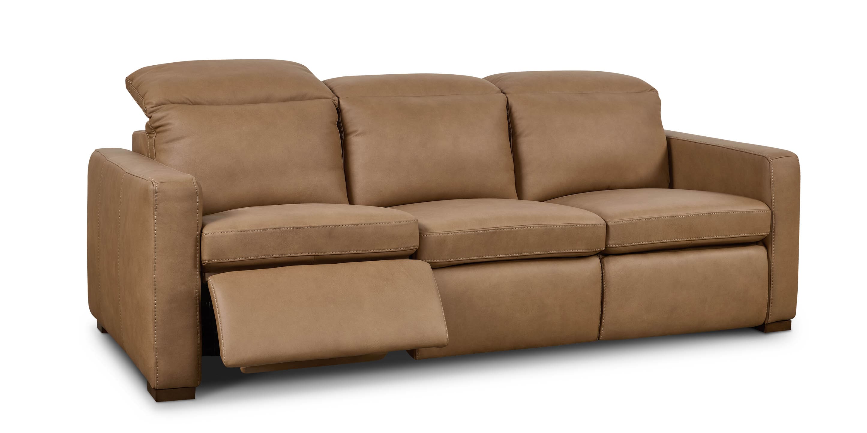 Caswell Leather Power Reclining Sofa - Thumbnail 4
