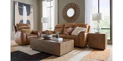 Marion Leather Power Reclining Sofa