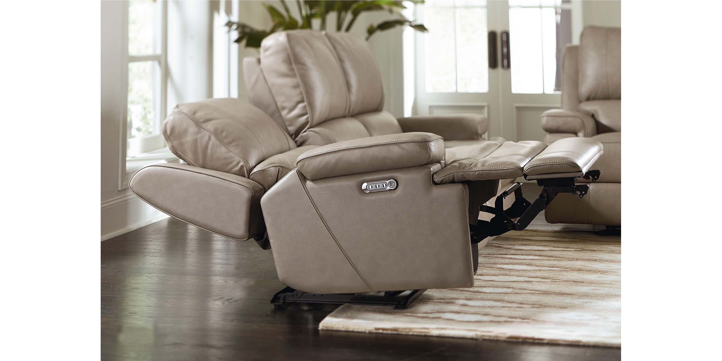Parsons Leather Lay Flat Power Recliner - Thumbnail 4