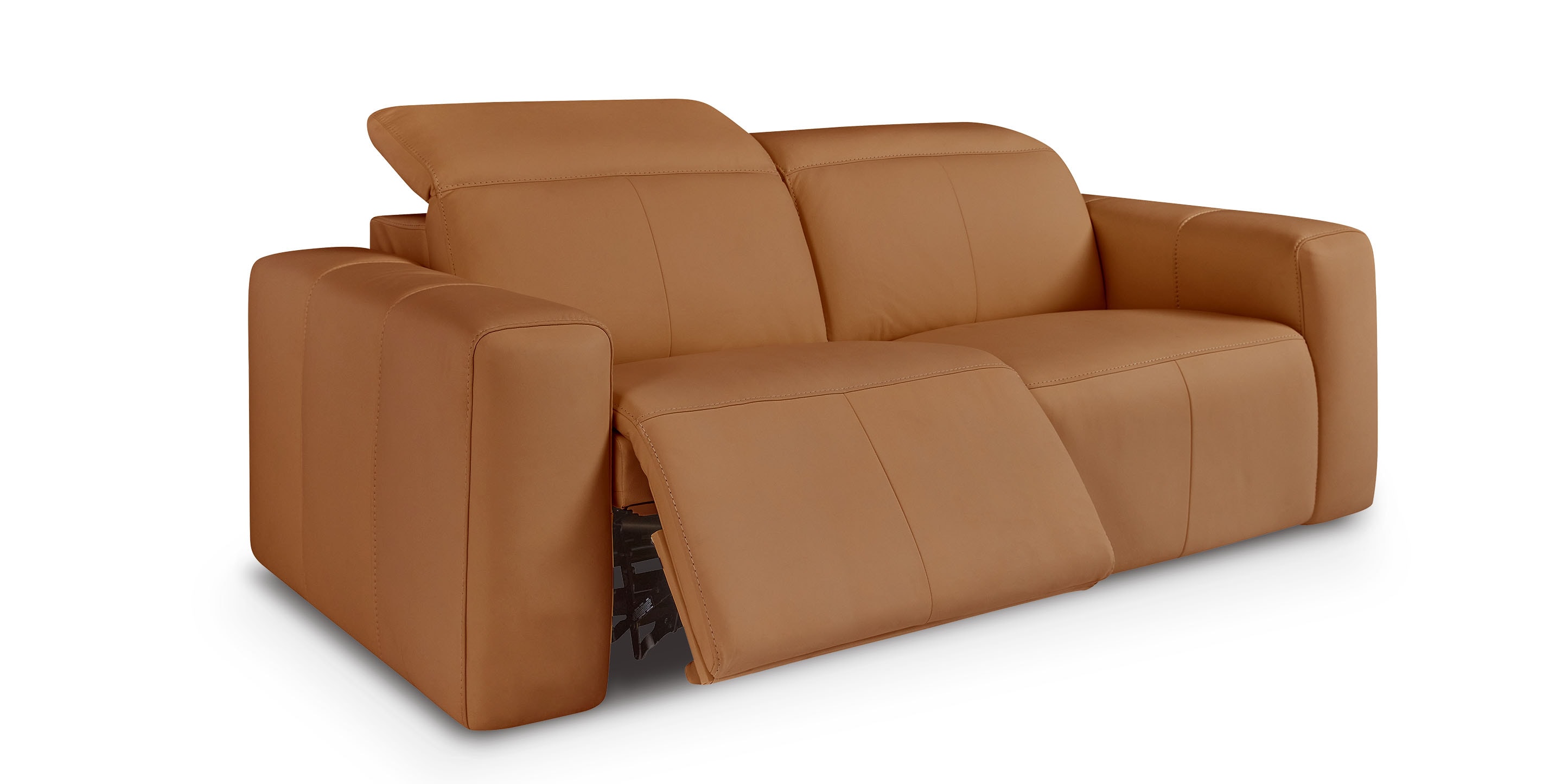 Airy Leather Power Reclining Loveseat - Thumbnail 3