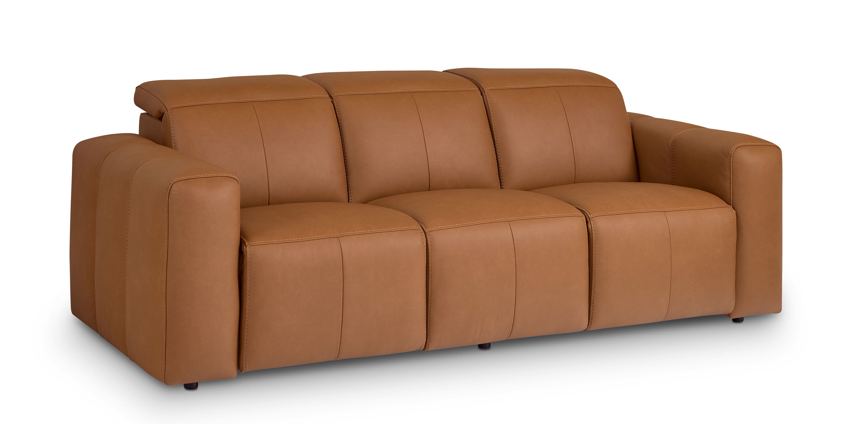 Airy Leather Power Reclining Sofa