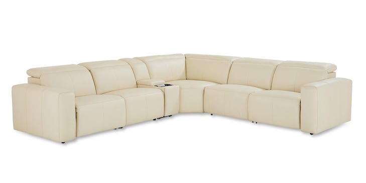 6PC L-Shaped Sect w/Console image number 0