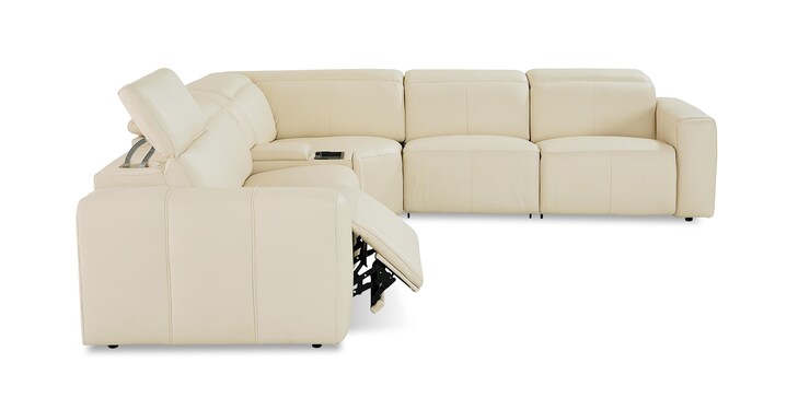 6PC L-Shaped Sect w/Console image number 4