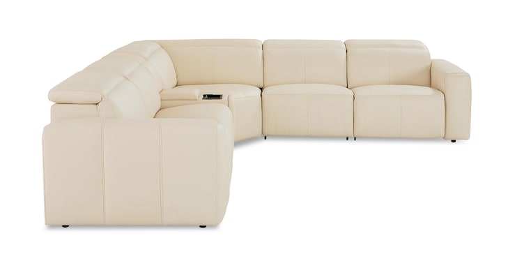 6PC L-Shaped Sect w/Console image number 5