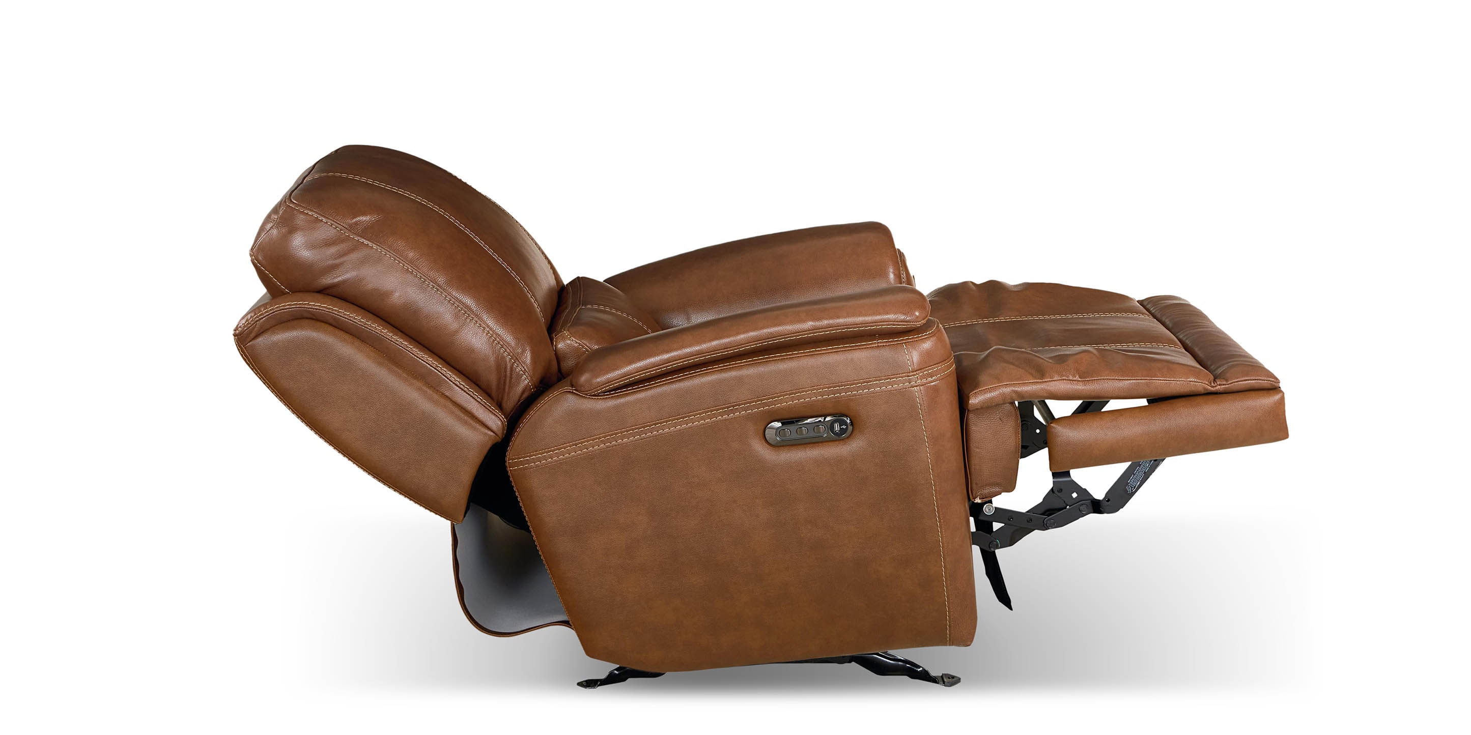 Burlington Leather Zero Gravity Power Recliner - Thumbnail 3