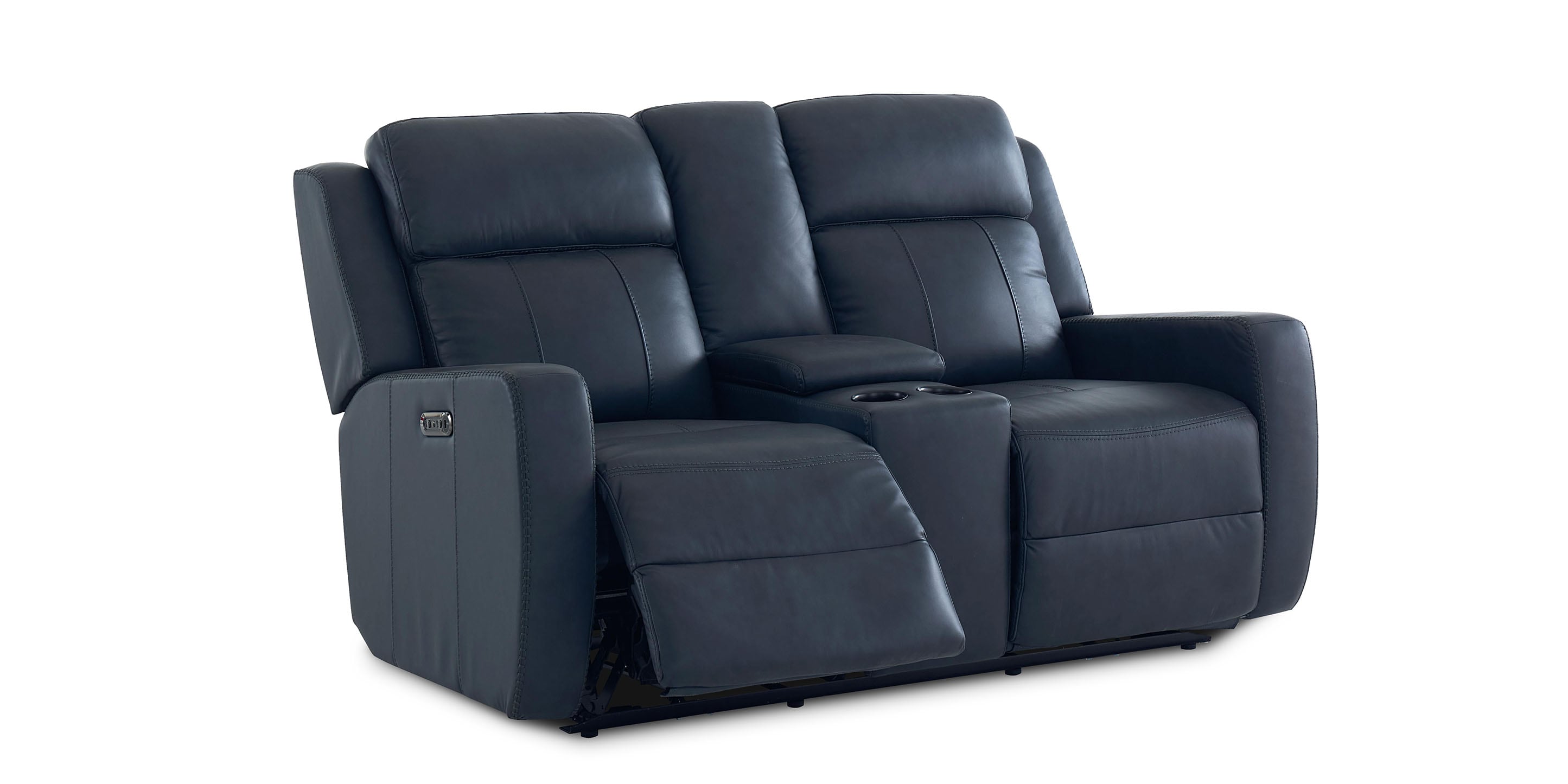 Norwood Leather Power Reclining Loveseat - Thumbnail 4