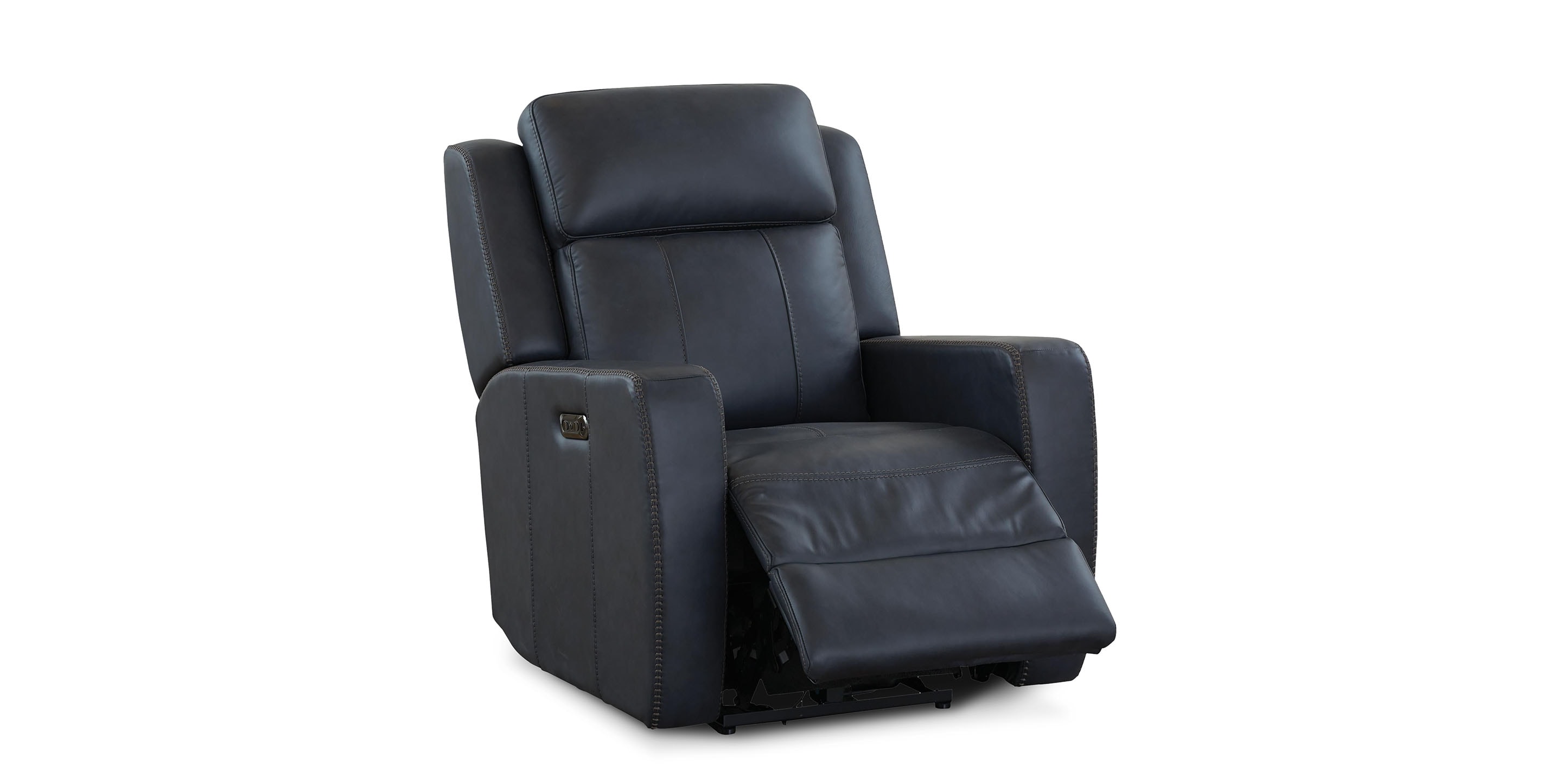Norwood Leather Zero Gravity Power Glider Recliner - Thumbnail 2